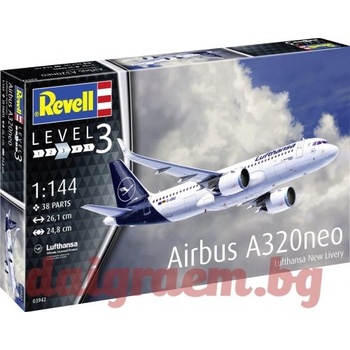 Revell Хоби модел REVELL 03942 - Airbus A320 Neo Lufthansa "New Livery (R03942)