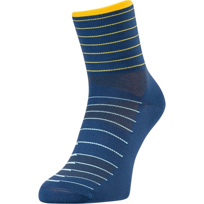 Silvini ponožky Bevera tmavo modrá/žltá