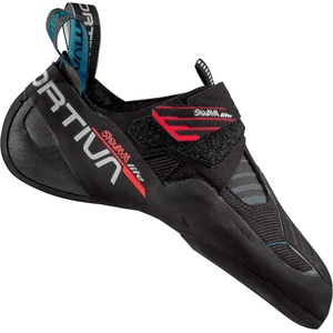 La Sportiva Дамски обувки с велкро La Sportiva Women's Skwama Lite Climbing shoes - Black / Malibu Blue - размер 39 (EU) (301-1015-0123)