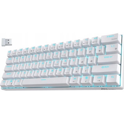 Royal Kludge RK61 RGB Red Switch white