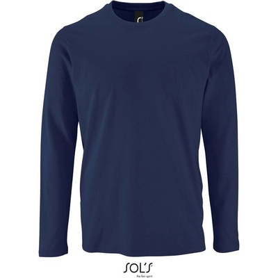 Sol's Imperial LSL Men pánske tričko s dlhým rukávom modré f.n.