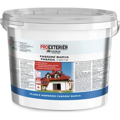 Colorlak PV2012 - Hladká fasádna farba biela 25 kg