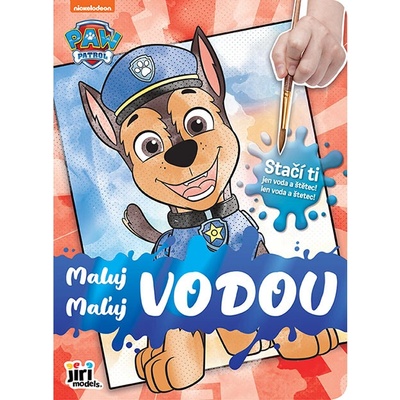 Maľuj vodou Labková patrola
