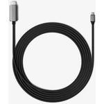 Satechi USB-C To HDMI 2.1 8K Cable (Mac Devices up to 4K/60Hz, 8K/60Hz, 4K 60Hz/120Hz, 2K/ 40Hz, 1080P/500Hz, Dynamic HDR10+ HDCP 1.4 & HDCP 2.3) - Space Grey (ST-YH8KCM)