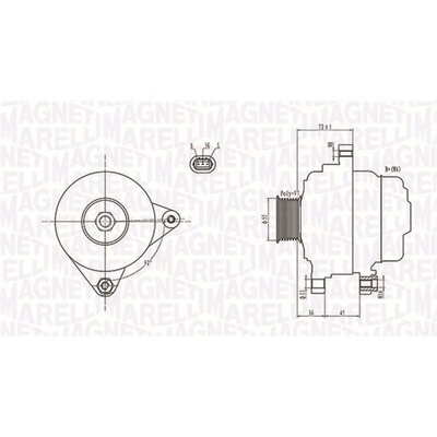 Alternátor MAGNETI MARELLI 063731792010