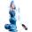 SuperLove Monster Fantasy Ultimate Thrusting Heating Vibrator with Remote Blue