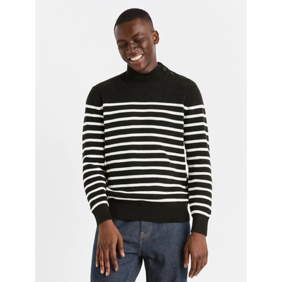 Celio Черен мъжки раиран пуловер Celio Denerio Celio | Cheren | МЪЖЕ | S