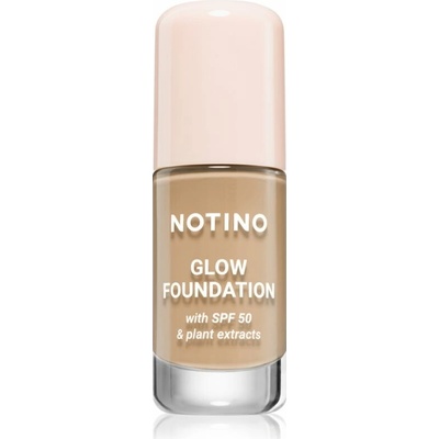 Notino Foundation Glow foundation with SPF50 & plant extracts 02 light medium warm 30 ml