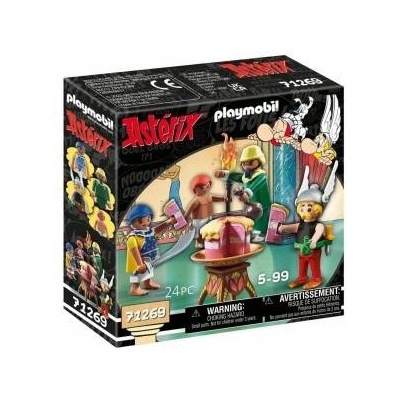 Playmobil Playset Playmobil Asterix: Amonbofis and the poisoned cake 71268 24 Части