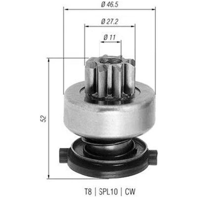 Pastorok, štartér MAGNETI MARELLI 940113020275
