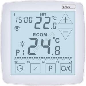 EMOS Безжичен цифров термостат GoSmart 230V/16A Wi-Fi Tuya (EMS1431)