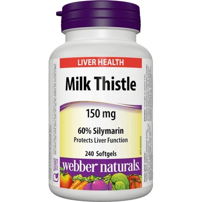 Webber Naturals Ostropestřec mariánský 150 mg 240 tobolek