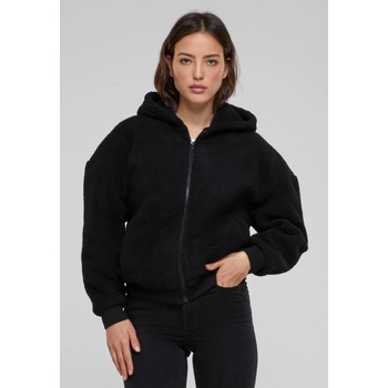 Urban Classics Дамски суичър в черно Urban Classics Oversized Sherpa ZipUB-TB6133-00007 - Черен, размер 5XL