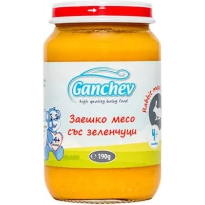 Ганчев пюре заешко със зеленчуци - 190 г