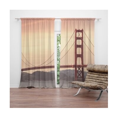 Sablio Závěsy Golden Gate 2: 2 ks - 140x250 cm - Sablio