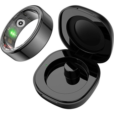 COLMi Смарт пръстен colmi r02 черен размер 10 + зарядна кутия (r02 black 10 (case))