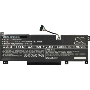 VHBW Батерия за MSI Pulse GL66 / Sword 17 A11UD / Katana GF66, 4600 mAh (889001557)