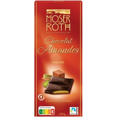 Moser Roth Chocolat Amandes Mozart 150 g