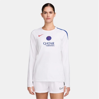 Nike PSG Strike Crew Top 2025 2026 Womens - White/Blue