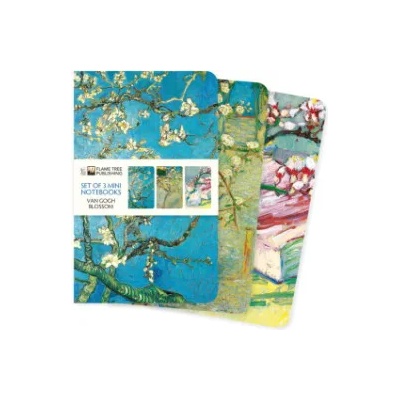 Flame Tree Publishing Vincent van Gogh: Blossom Set of 3 Mini Notebooks | Flame Tree Studio