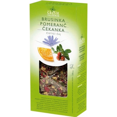 Grešík Brusnice klikva & Pomeranč & Čekanka bylinný čaj sypaný 50 g