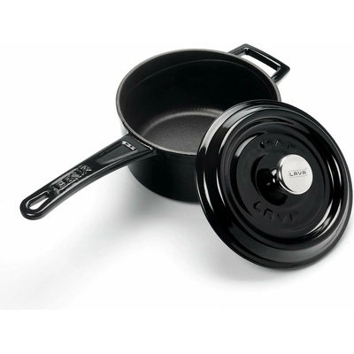 LAVA Metal Rendlík litinový černý obsah 1,35 l 16 cm