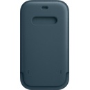 Pouzdro Kožené návlek s MagSafe na iPhone 12 Pro Max baltsky modré