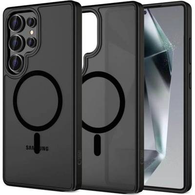 Tech-Protect Magsafe Калъф за Samsung S25 Ultra, Tech-Protect MagMat Case, Черен (5906302322381)