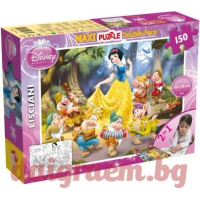 Lisciani Пъзел lisciani 46751 - 150 части - Снежанка, двулицев пъзел (li46751)