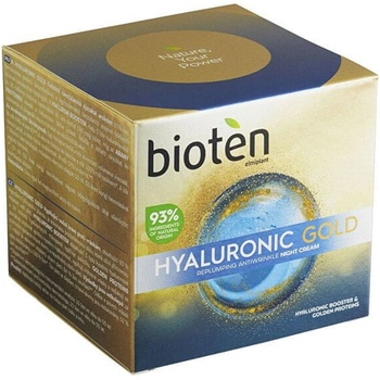Bioten Hyaluronic Gold vyplňující noční krém 50 ml