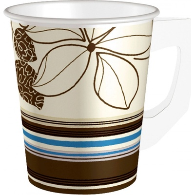 DUNI Pohár papier pe 20 cl cafe flower