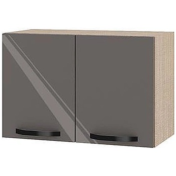 Image 1 of ИРИМ Горен кухненски шкаф Сити МФ-Антрацит гланц-05-109 60 см