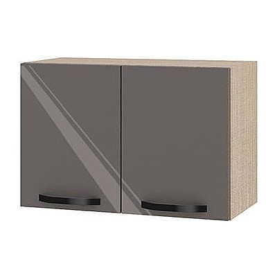 ИРИМ Горен кухненски шкаф Сити МФ-Антрацит гланц-05-109 60 см