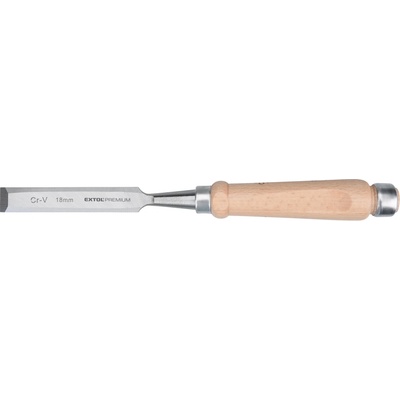 EXTOL PREMIUM dláto s bukovou rukojetí, 18mm, délka 280mm, CrV EXT8812318