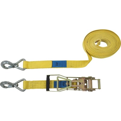 Petex 43193119 dvoudílný upínací popruh Přivazovací únosnost napřímo (LC)=2500 daN (d x š) 10 m x 50 mm Ráčna s dlouhou