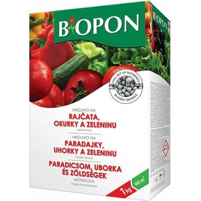 BOPON Hnojivo pre paradajky, uhorky a zeleninu 1 kg