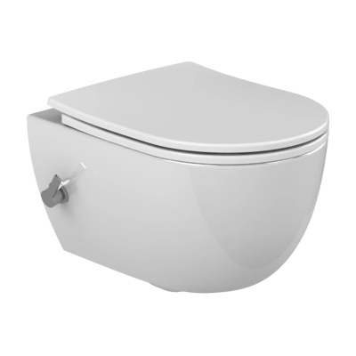 Turkuaz Seramik КОНЗОЛНА Т. ЧИНИЯ bella compact 19005 С БИДЕТНА Ф-Я И СМЕСИТЕЛ БЕЗ СЕДАЛКА (19005)