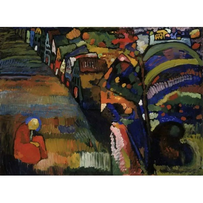 Obrazy - Kandinsky, Wassily: Domy - reprodukce obrazu