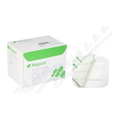Mepore náplasť 6 x 7 cm 60 ks samolepiaca sterilná
