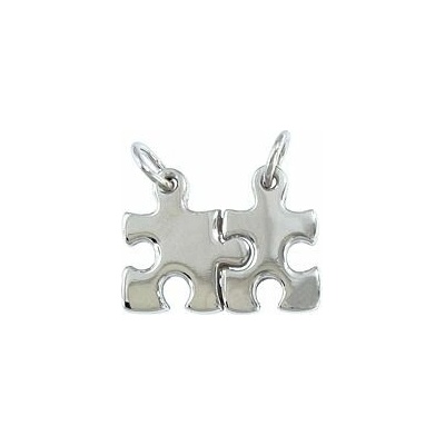 Infinitysilver Stříbrný rozlamovací přívěsek puzzle 441391