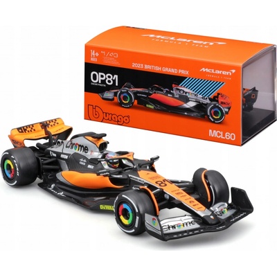 Bburago RACE Formula F1 McLaren F1 Team MCL60 2023 81 Daniel Ricciardo 1:43 – Zboží Dáma