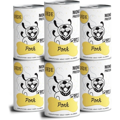 Pepe Adult mono protein vepřové 6 x 400 g