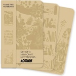 Flame Tree Publishing Moomin Set of 3 Mini Craft Notebooks | Flame Tree Publishing