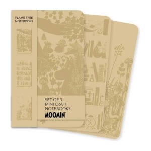 Flame Tree Publishing Moomin Set of 3 Mini Craft Notebooks | Flame Tree Publishing