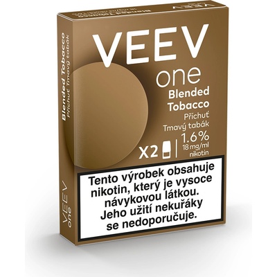 VEEV One Náplně Blended Tobacco krabička – Zboží Dáma