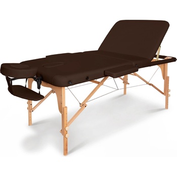 Fabulo Skladací masážny stôl UNO Plus Set Farba: čokoládová 186 x 71 cm 15,2 kg 6 farieb