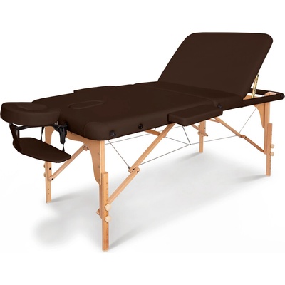Fabulo Skladací masážny stôl UNO Plus Set Farba: čokoládová 186 x 71 cm 15,2 kg 6 farieb