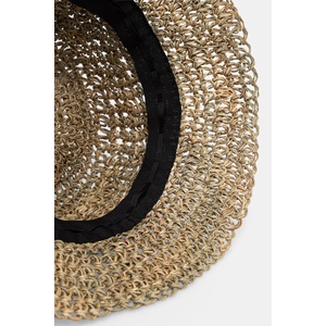 LE SH KA headwear сламена шапка дамска от сплетена материя Straw Bucket Hat vol2 (StrawBucketHatvol2)