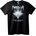 NOONEBRAND Тениска Manowar Знак на Чука - L, Black