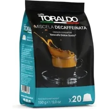 20 бр. капсули TORALDO DECAFFEINATA съвместими с кафемашини Dolce Gusto